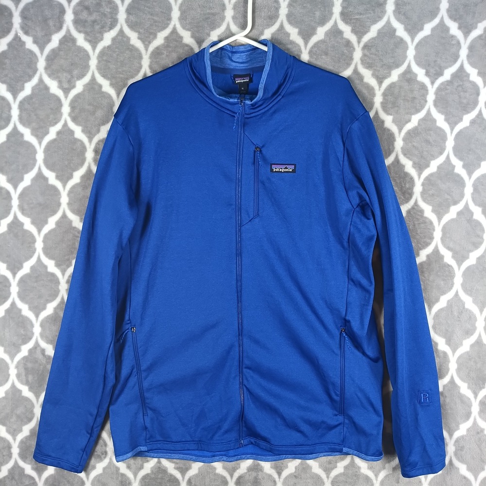 Patagonia R1 Daily Jacket Mens XL Superior Blue Full Zip Fleece Layer